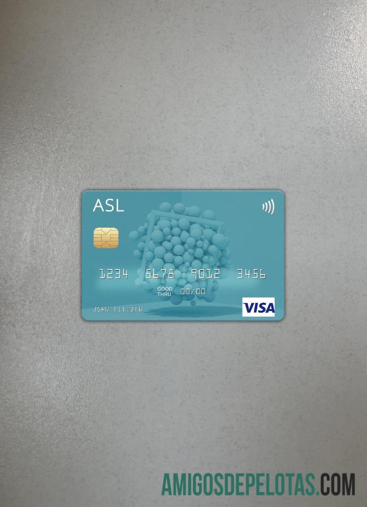 Austrália Australian Settlements Limited (ASL) Cartão Visa Photolook Front baixar para verificação